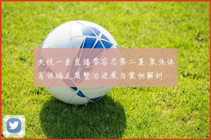 央视一套直播零容忍第二集 聚焦体育领域反腐整治进展与案例解析